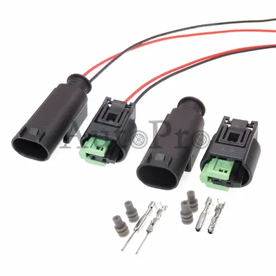 1 Set 2 Hole 968405-1 AC Assembly Auto Reversing Radar Sensor Connector 1-967644-1 Car Waterproof