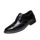 Men's Brogues Formal Shoes Office Derbys Leather Lace-ups Fashion Wedding Shoes Driving Loafers Business Dress Oxfords Black 6.5UK