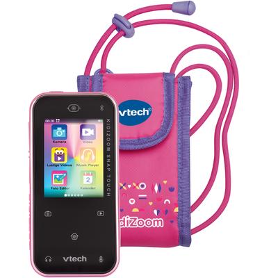 Kinderkamera VTECH "KidiZoom Snap Touch, pink" Fotokameras pink Kinder im coolen Smartphone-Format; inklusive Tragetasche