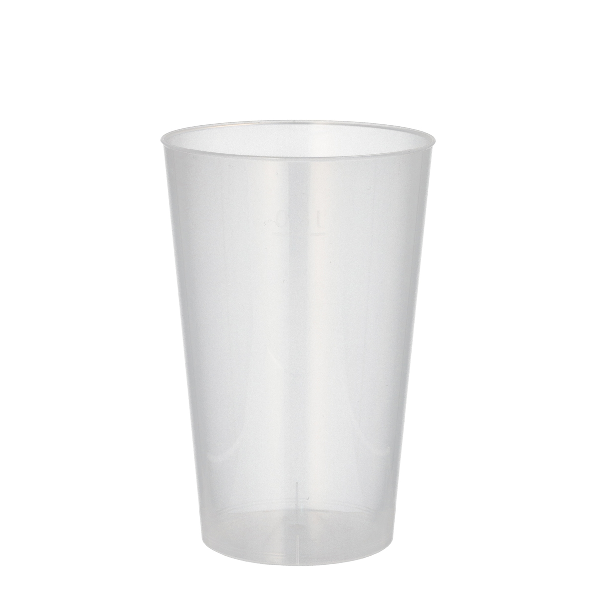 Starpak 150 Mehrweg-Trinkbecher PP 0,3 l Ø 7,8 cm · 11,8 cm transluzent unzerbrechlich Image