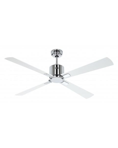 CasaFan ECO NEO III 132 cm Deckenventilator mit WLAN, 948242 W, Motor in hellem Chrom / Wendeflügel in Silber und Wenge Image