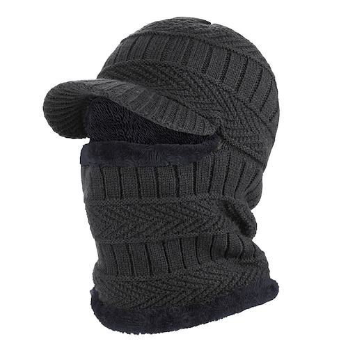 Herren Sturmhaube Mütze Hut warm halten Windundurchlässig Atmungsaktiv Vlies Hut Winter Snowboards für Skifahren Snowboarden Wintersport Image