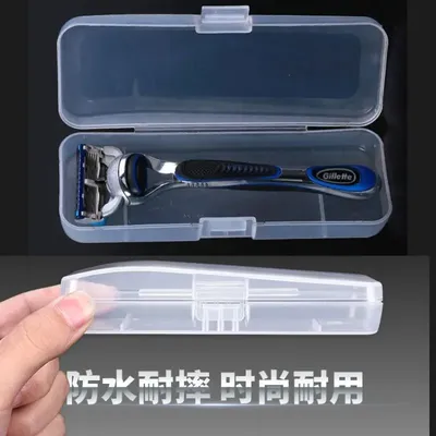 Men's Razor Box Razor Blades Holder Shaving Machine Bath Storage Box Shaver Travel Case For Home