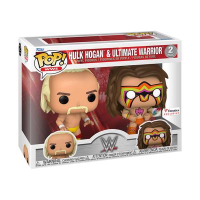Funko Hulk Hogan & The Ultimate Warrior Fanatics Exklusives Zweierpack Pop! Vinylfigurenset Image