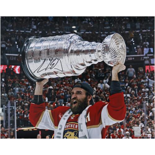 Aaron Ekblad, Florida Panthers, signiertes Stanley Cup-Siegerfoto 2024, 16 x 20 Zoll, Raising Cup