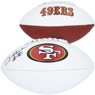 Jerry Rice San Francisco 49ers signierter Franklin White Panel Football Image
