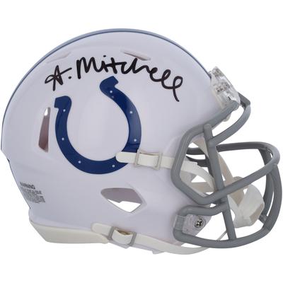 Adonai Mitchell Indianapolis Colts signierter Riddell Speed Mini-Helm Image