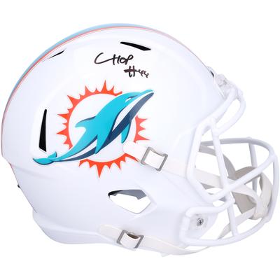 Chop Robinson Miami Dolphins signierter Riddell Speed-Replika-Helm Image