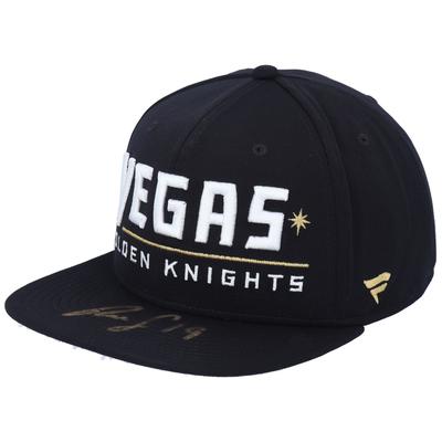 Reilly Smith Vegas Golden Knights Snapback-Cap mit Autogramm und Wortmarke – limitierte Auflage von 19 Stück Image