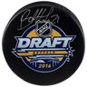 Brett Howden Vegas Golden Knights Autographed 2016 NHL Draft Logo Hockey Puck