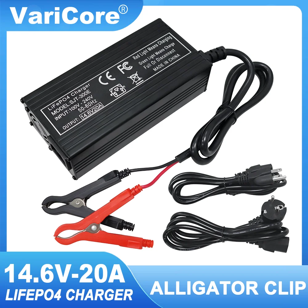 VariCore 14,6 V 20A/10A Smart Lifepo4 Batterie Ladegerät 110-220 V 4S 12 V High Power Ladegerät für Lithium-Eisen Phosphat Batterie Pack Image