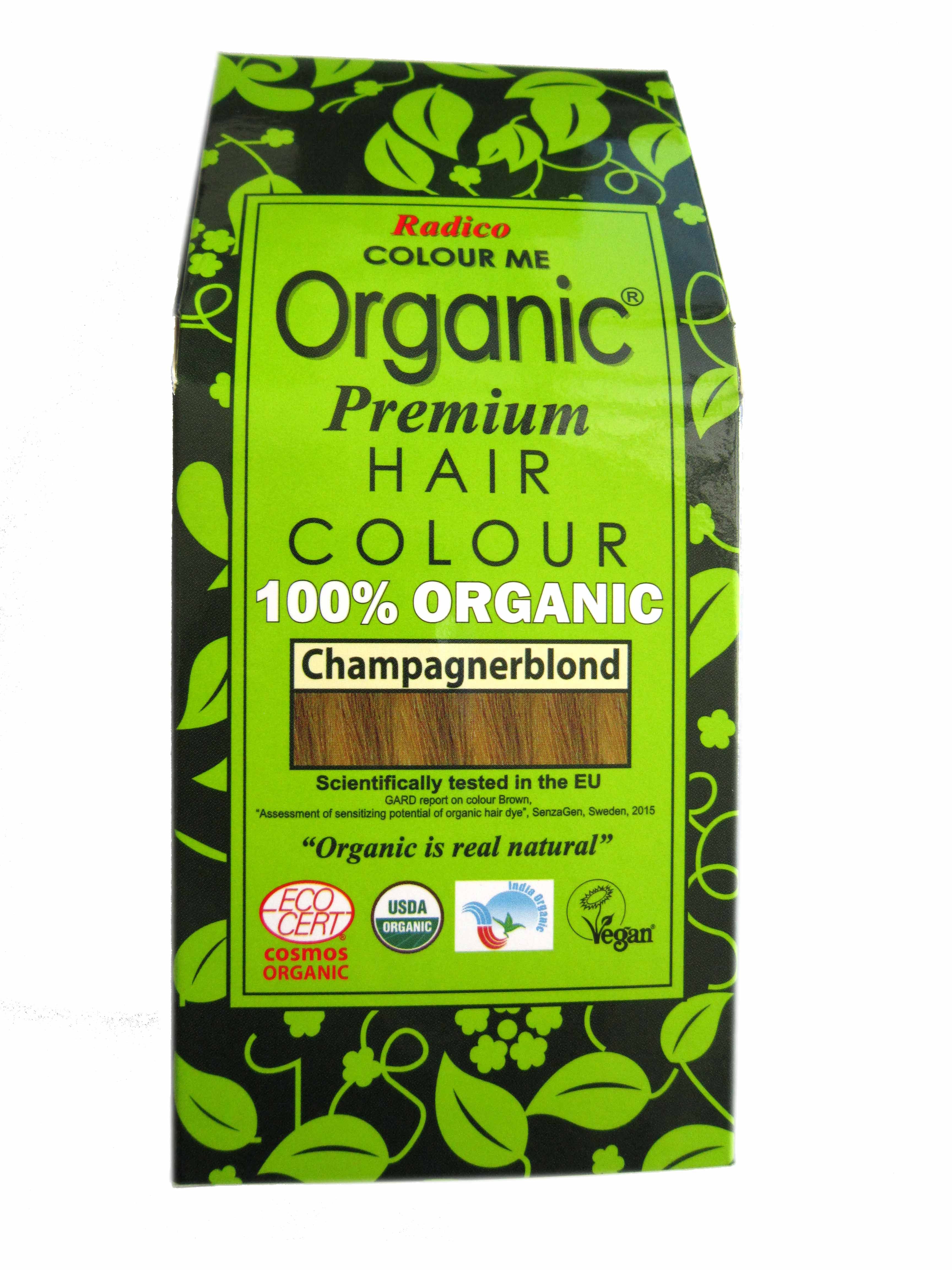 Radico Colour Me - Tinta Vegetale Biologica per Capelli Biondo Champag