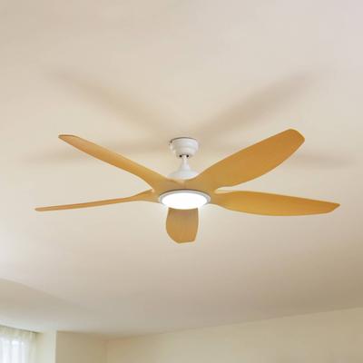 Lucande LED-Deckenventilator Omendo, weiß, DC, leise, CCT Image