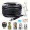 TEMU Eveage Magic Companion 100 Ft Sewer Jetter Kit For Pressure Washer, Sewer Kit, Drain Cleaning Hose For Pressure Washer, 5800psi Hose 1/4 Inch Npt