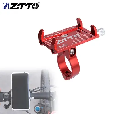 ZTTO Bicycle Phone Holder Reliable Mount Universal MTB Mobile Cell GPS Metal Motorcycle Holder on