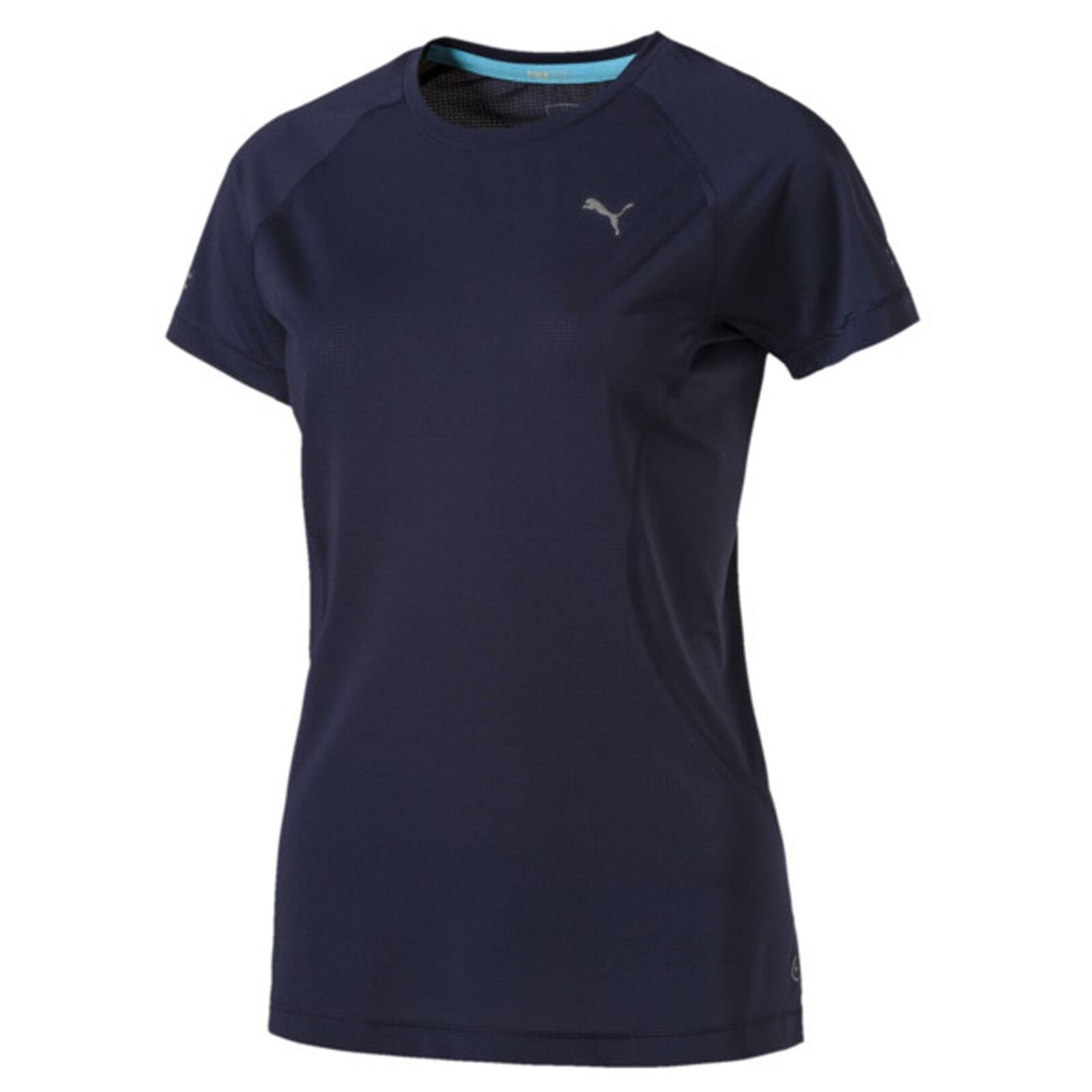 Puma Womens PowerCool Speed kurzärmeliges T-Shirt T-Shirt Navy 515094 01 Image