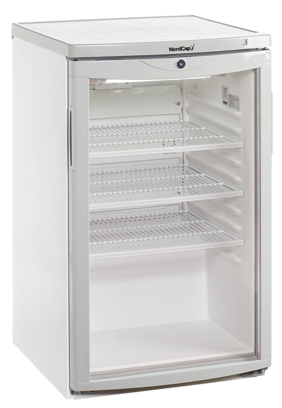 NORDCAP Glastürkühlschrank UKU 145 G, 115 Liter, weiß Image