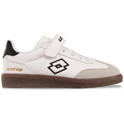 Sneaker LOTTO, Kinder, Gr. 30, schwarz-weiß (weiß, schwarz), Synthetik, sportlich, Schuhe, - im angesagten Terrace Style Image