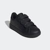 Klettschuh ADIDAS SPORTSWEAR "ADVANTAGE BASE 2.0 KIDS", Gr. 28, schwarz (core schwarz, core schwarz, grau six), Synthetik, sportlich, Schuhe, Design auf den Spuren des adidas Stan Smith