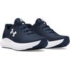 Laufschuh UNDER ARMOUR "UA Charged Surge 4", Gr. 47,5, blau (academy, academy, weiß), Textil, Synthetik, sportlich, Schuhe