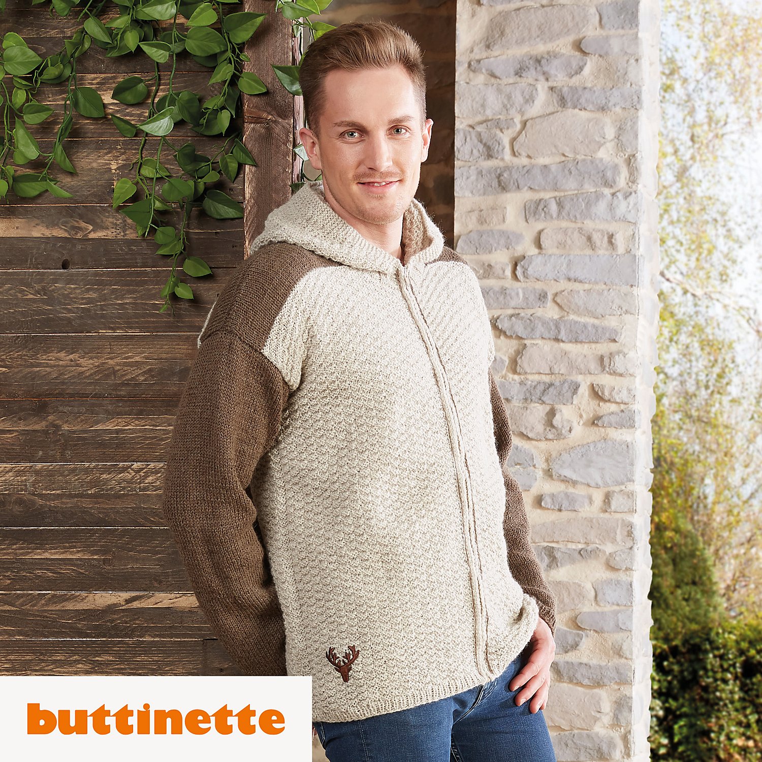 Strickanleitung – Kapuzenjacke aus Woll Butt Tirol Image