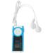 Jinyuann MP3 Player LCD Screen USB Cable Mini Clip Mp3 Player LED Light Stereo Super Bass Music Player Blue (TF Are Not Included)