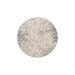 White 96 x 96 x 0.08 in Area Rug - East Urban Home Machine Washable Beige Area Rug Polyester/Chenille | 96 H x 96 W x 0.08 D in | Wayfair