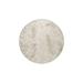 White 96 x 96 x 0.08 in Area Rug - East Urban Home Machine Washable Beige Area Rug Polyester/Chenille | 96 H x 96 W x 0.08 D in | Wayfair