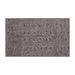 Gray Rectangle 4' x 6' Area Rug - East Urban Home Machine Washable Area Rug 72.0 x 48.0 x 0.08 in Polyester/Chenille | Wayfair