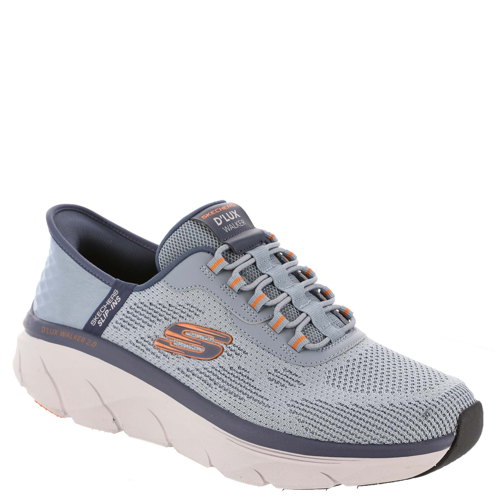 Skechers Sport Slip-Ins RF: D'Lux Walker 2.0 - Mens 10.5 Grey Sneaker W