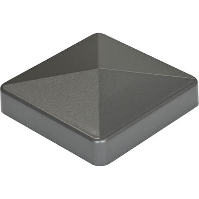 GroJa Ersatzkappe für Alu-Steckzaunpfosten und Alu-Torpfosten Anthrazitgrau, 9x9 cm Image