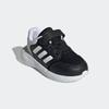 Klettschuh ADIDAS SPORTSWEAR "TENSAUR RUN 3.0 KIDS", Gr. 25, schwarz-weiß (core schwarz, cloud weiß, core schwarz), Textil, Synthetik, sportlich, Schuhe, für Kinder