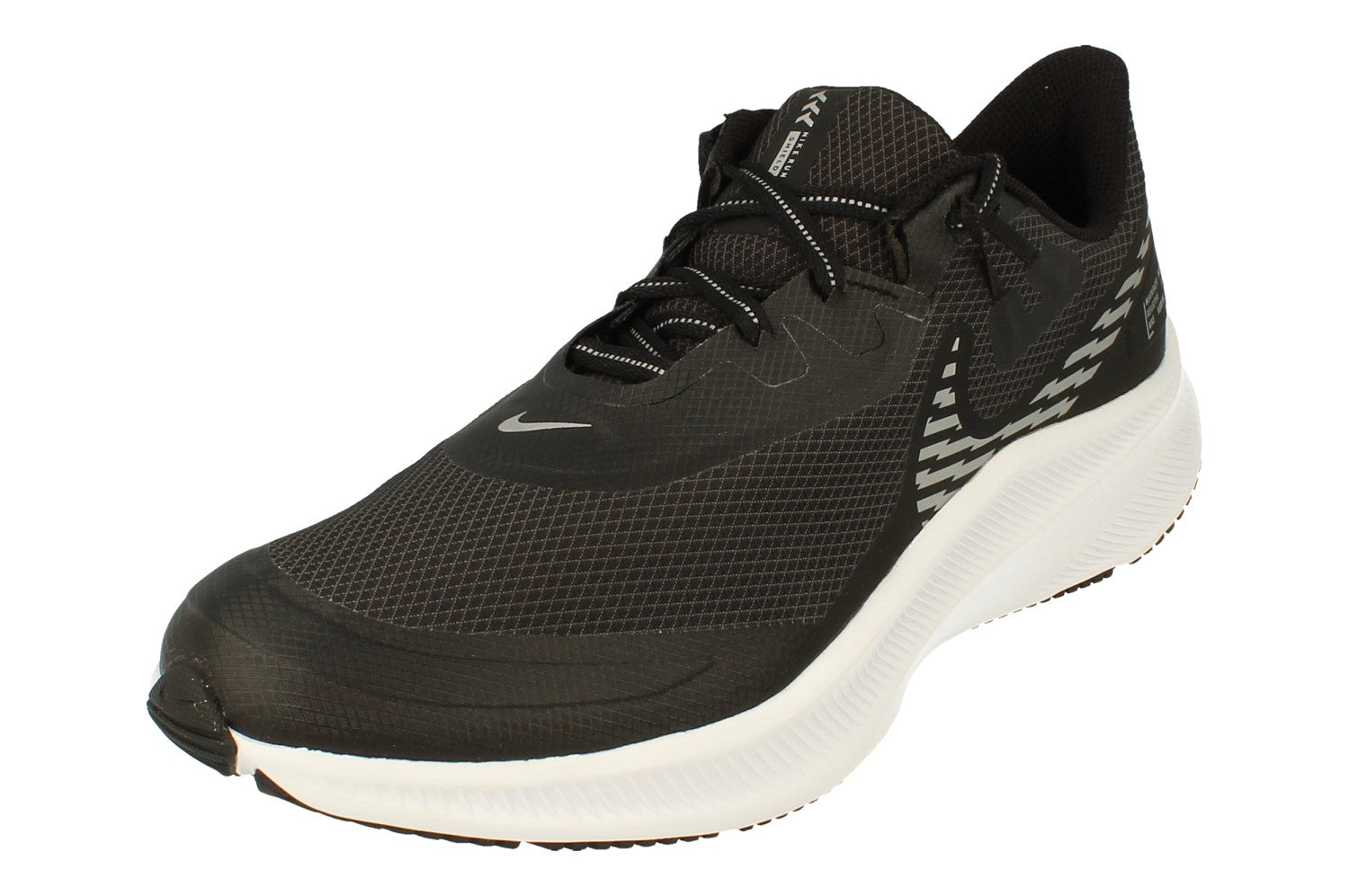 Nike Quest 3 Shield Herren Schwarz Turnschuhe