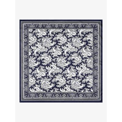 Men's Elegant Silk Paisley Bandana Scarf - Versatile Fashion Accessory