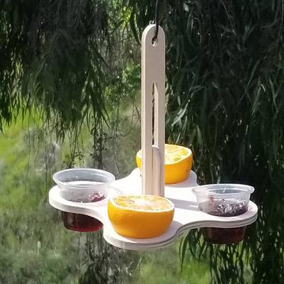 Bird Feeding Field, Bird Feeder, Drinking Grape Jelly Bird Feeder, Bird Feeding Box for Wild Birds, Garden, Fence, Fence