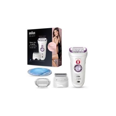 Braun Silk-épil 9 81706314 Epilierer 40 Pinzette Weiß, Violett