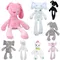 42CM Niedlichen Kaninchen Puppe Baby Weiche Plüsch Spielzeug Für Kinder Beschwichtigen Schlafen Krippe Stofftier Baby Spielzeug Für Kleinkinder geburtstag Geschenk
