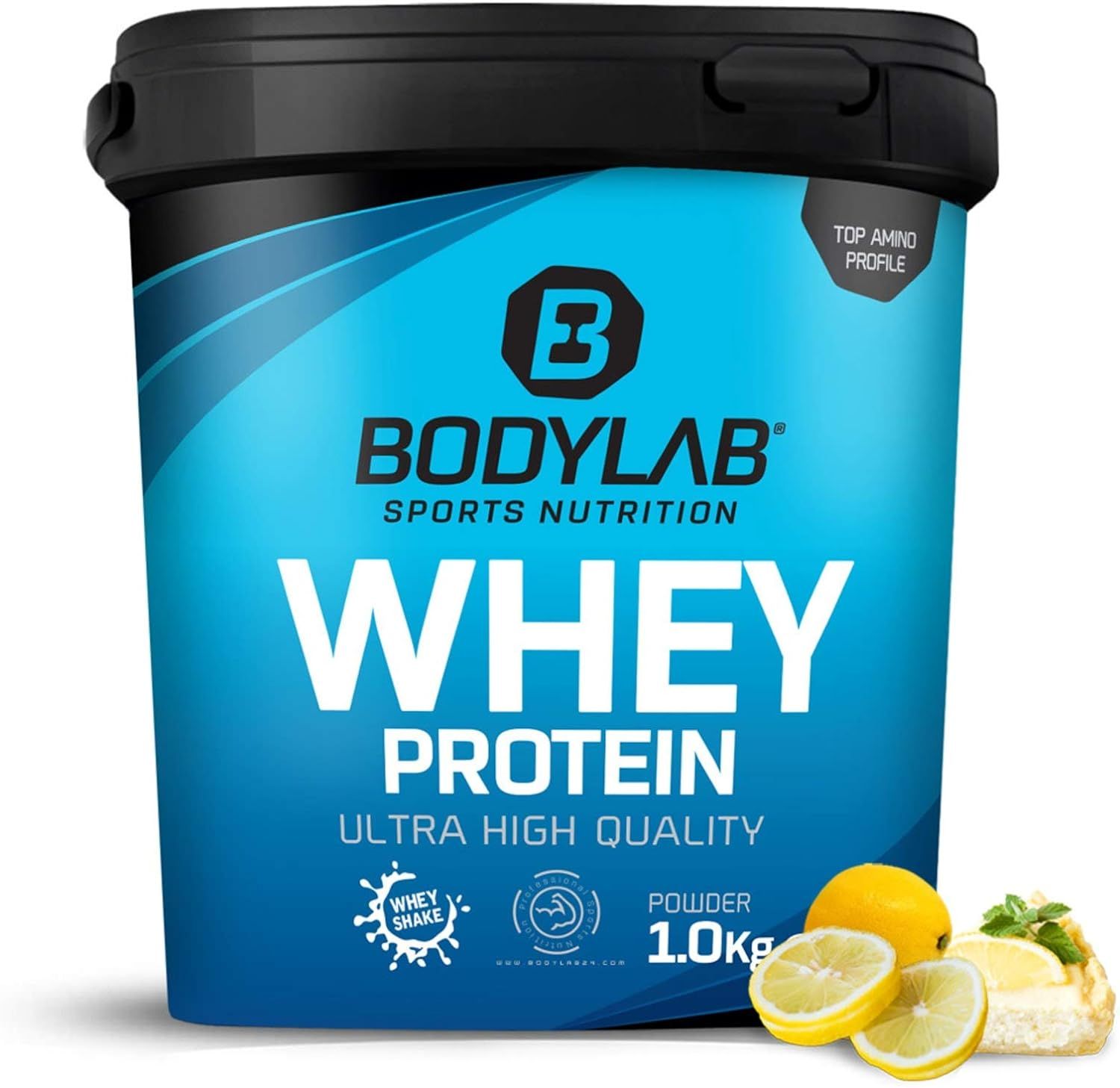 Bodylab24 Proteine Whey in Polvere, Cheesecake al Limone 1000 g