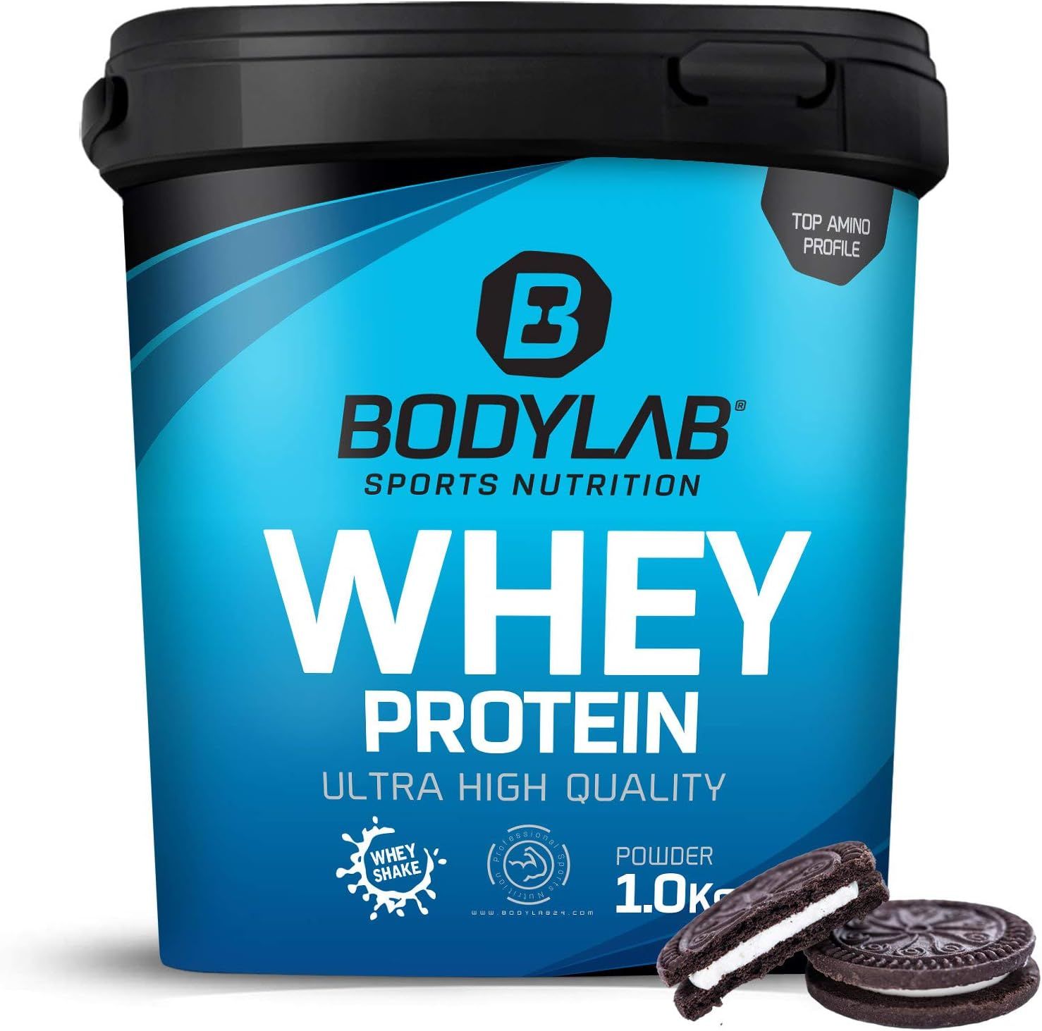 Bodylab24 Proteine Whey in Polvere, Biscotti e Crema 1000 g
