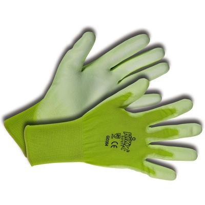 Kixx Handschuhe für die Gartenarbeit, Hellgrün/Limette - Größe 8 Image