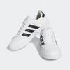 Sneaker ADIDAS SPORTSWEAR "BREAKNET 2.0", Gr. 40,5, schwarz-weiß (cloud weiß, core schwarz, silber metallic), Synthetik, sportlich, Schuhe