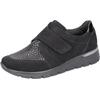 Klettschuh WALDLÄUFER "K-RAMONA-Soft", Damen, Gr. 6 (39), schwarz, Nubukleder, Lackleder, Textil, klassisch, Schuhe, Komfortschuh, Bequemschuh, Halbschuh in Komfortweite K (= extraweit)