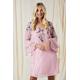 Wallis Womens Petite Floral Metallic Ruffle Sleeve Shift Dress - Pink Viscose - Size 10 UK | Wallis Sale | Discount Designer Brands