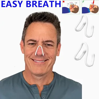 1/2/3/4/5Pcs Silicone Anti Snoring Nasal Dilator Stop Snore Nose Clip Aid Opens Nose to Breathe