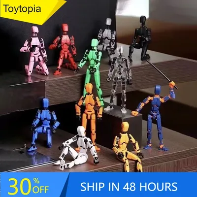 Titan 13 Action Figure Multi-Jointed Shapeshift Robot 3D Printed Multi-Jointed Movable Lucky Doll
