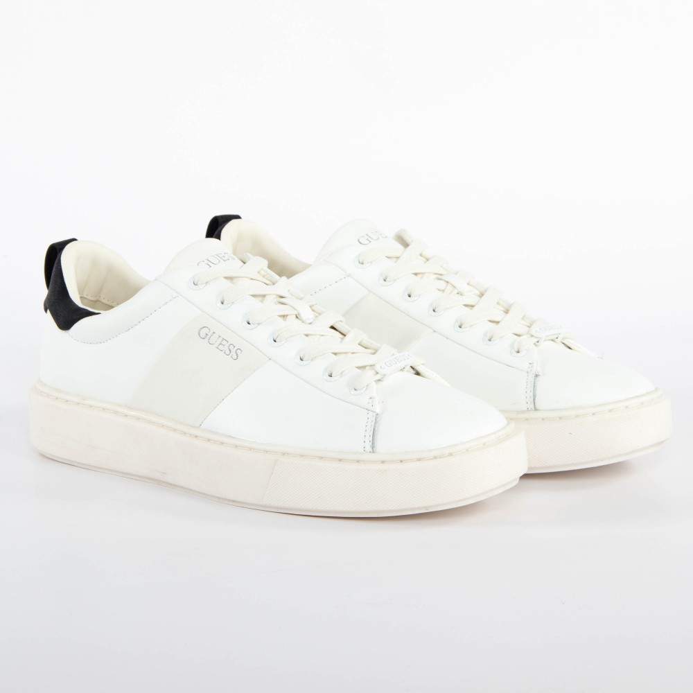 Guess Vice Herren-Sneaker in Weiß/Schwarz