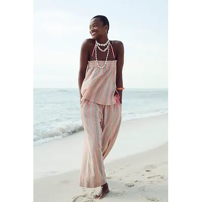 Corfu Striped Cotton-Linen Co-Ord by free-est at Free People in Canyon Stripe, Size: XS
