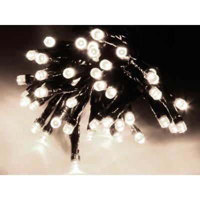 Koopman - LED-Lichterkette, 120 LEDs, kaltweiß, 230V, IP44, 8 Funktionen, Memory