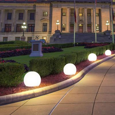 Led Außen Kugelleuchten Solarleuchte Steckleuchte Erdspieß Gartendeko Wegleuchte, IP44, 4er Set Image