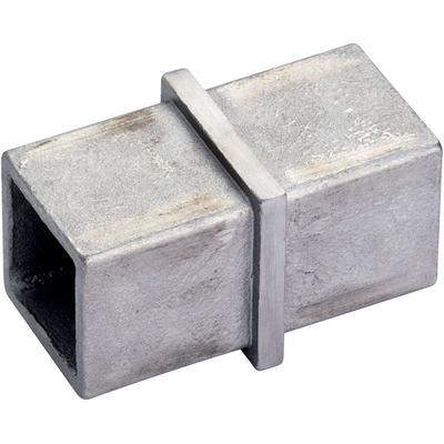 Verbindungsmuffe für Vierkantrohr,Abmessung 40 x 40 x 2,0 mm,Edelstahl V4A - Croso Image